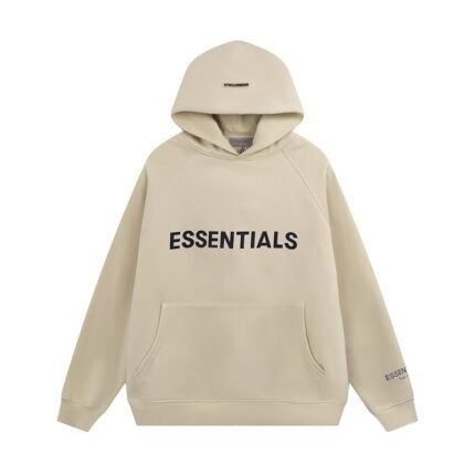 Light Brown Essentials Hoodie